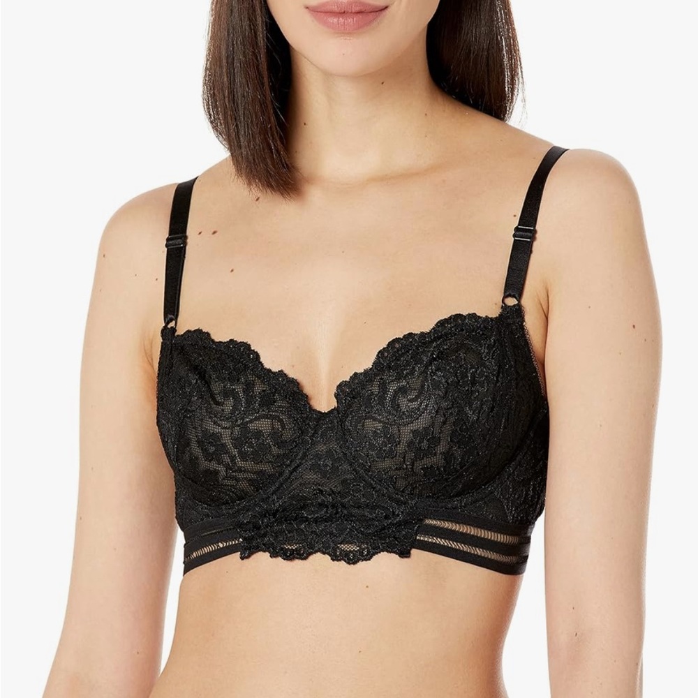 Elegant Black Lace Bra
